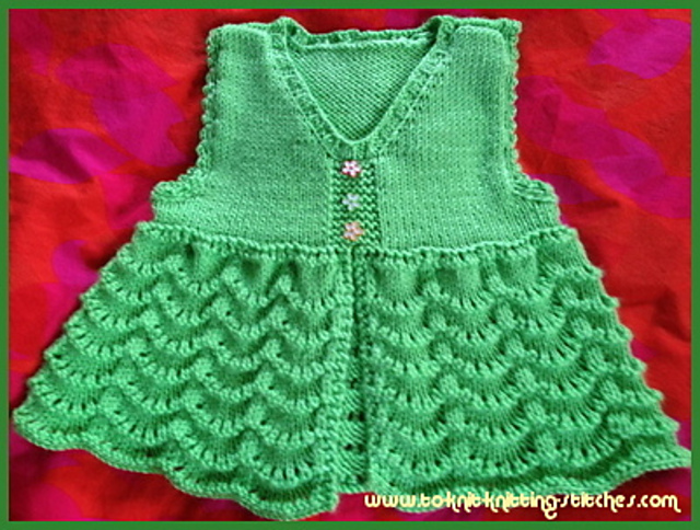 Scallop Vest For Girls