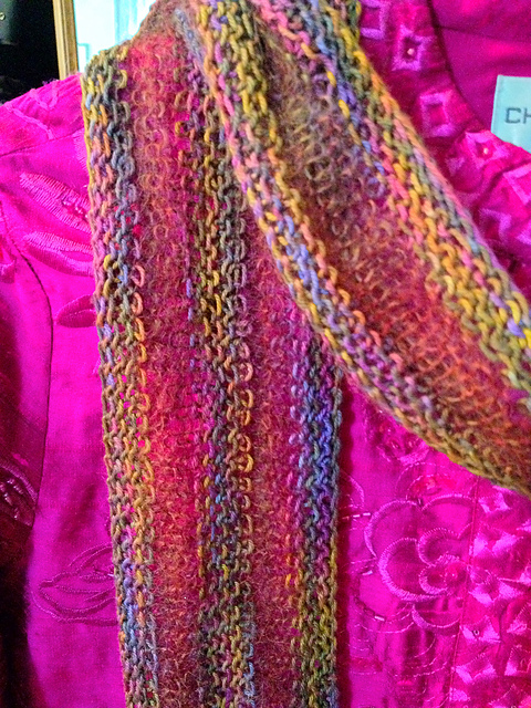 Pretty Stripe Summer Scarf