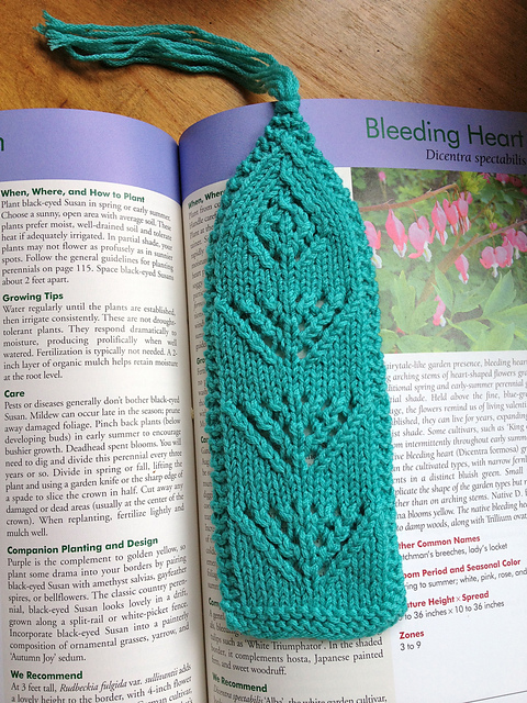 Pretty Bookmark With Eyelet Lace