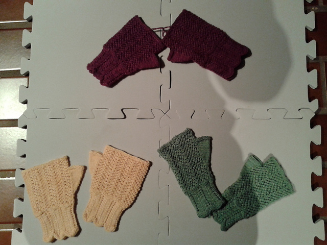 Mitts in Alston Waves OR Margaret's Mitts