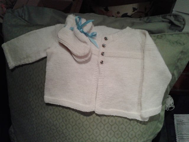 Rosebud Sacque and Booties