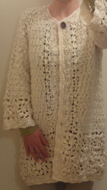 L. crochet Motif jacket (裾モチーフのジャケット)