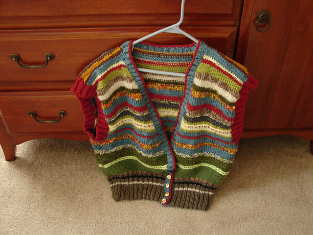 Ravelry: Scrap Vest pattern by Norla Henderson Kitch