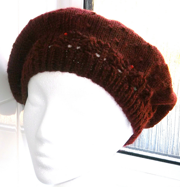 red wine beret