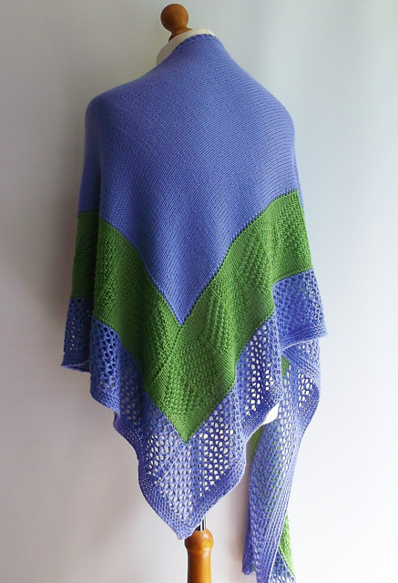 cascade shawl 11