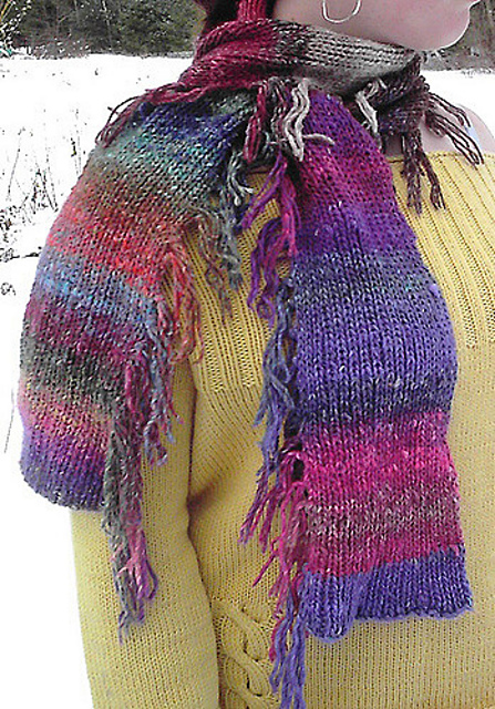Instant Fringe Scarf
