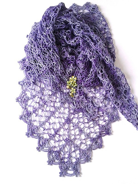 Lavender Path Shawl