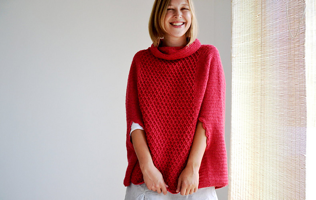 Cherry Jar Poncho