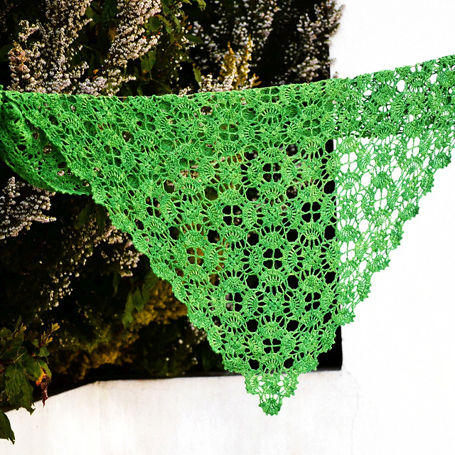 Parsley Field Shawl
