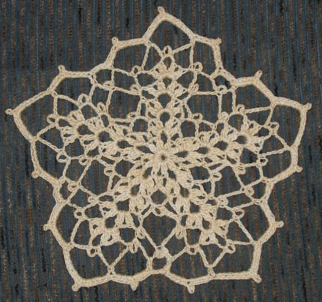 Sand Dollar Lace Doily