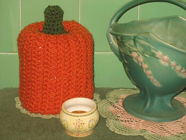 Pumpkin Bath Tissue Cover