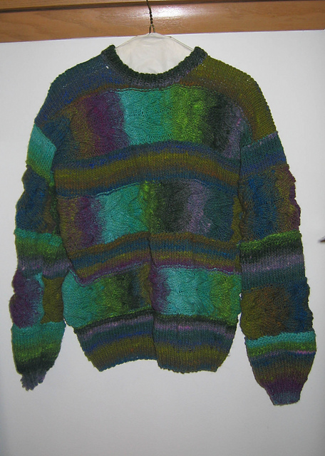 Y-595 Unisex Cabled Sweater