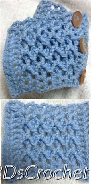 Short scarf 1 – Zigzag stitches