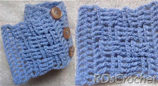 Short scarf 4 – Checked stitches