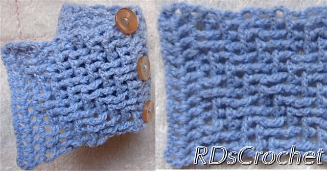 Short scarf 5 – Cross Checked stitches