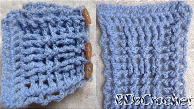 Short scarf 7 – Plait