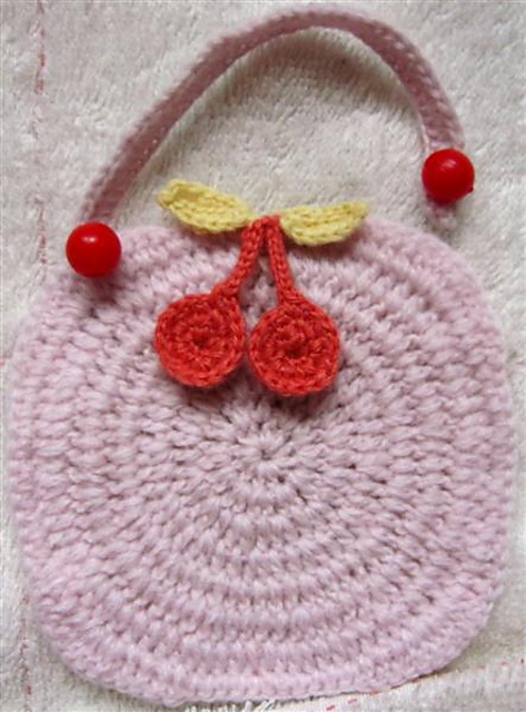 Baby napkin 4 - Cherry