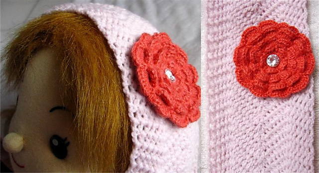 Head band 7 – Big rose
