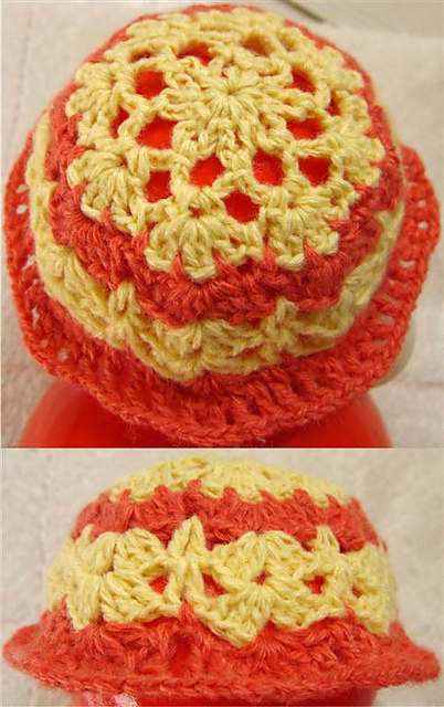 Hat 1 – Red and yellow