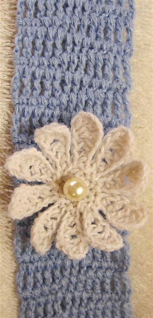 Head band 14 – White Daisy