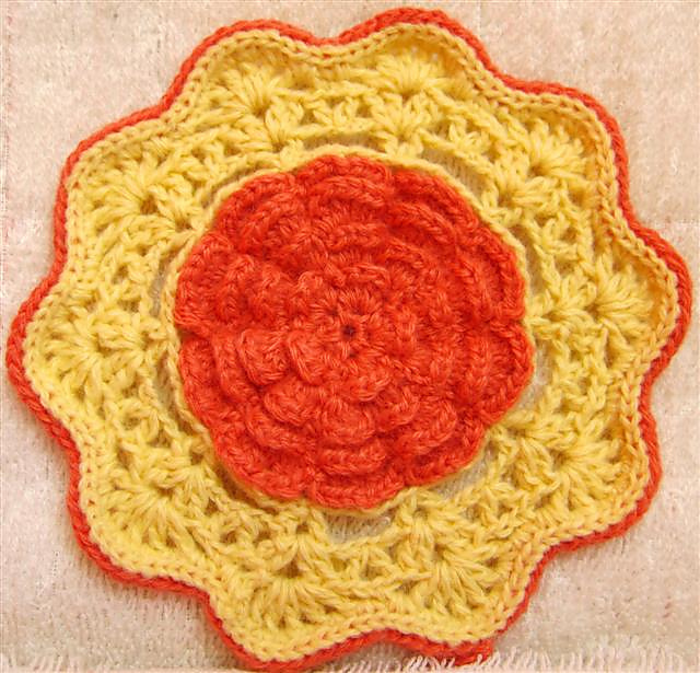 Doily 2 – Red Rose