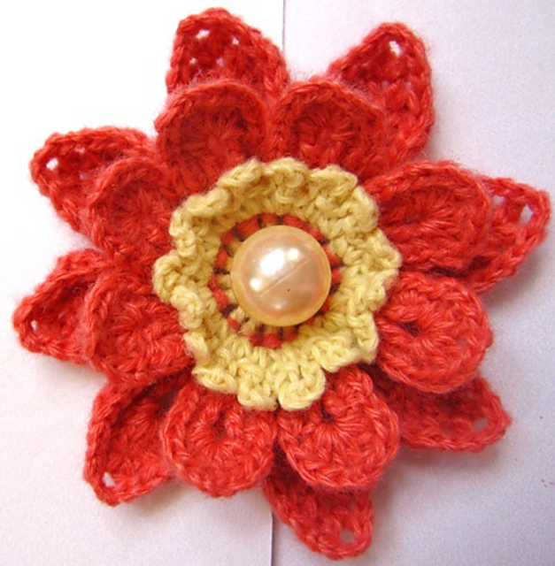 Red Flower 16 – 3 Layers