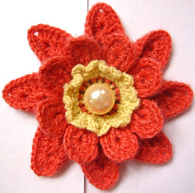 Red Flower 17 – 3 Layers