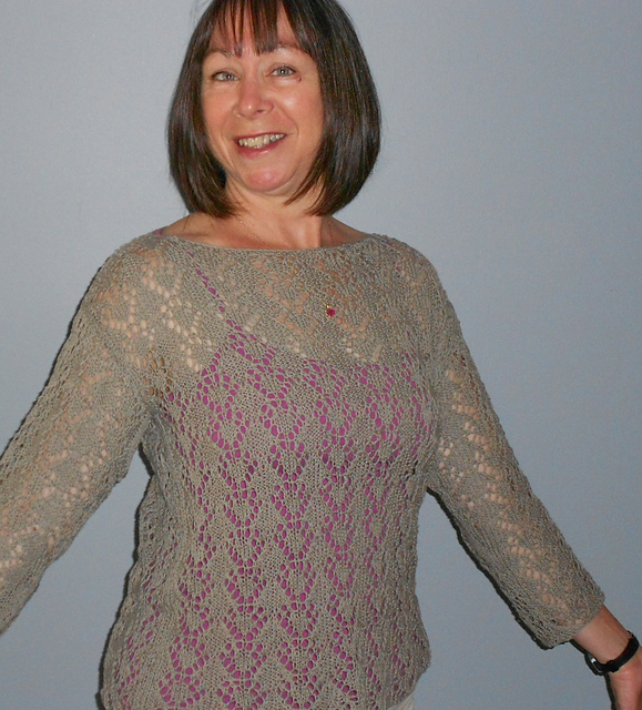 Climbing Mountains Lace Pullover