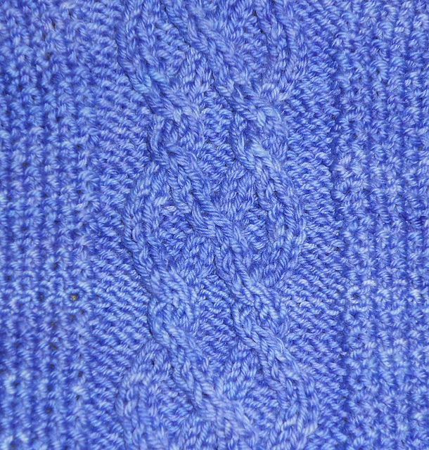 Double Cable Scarf