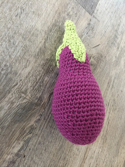 Amigurami Eggplant