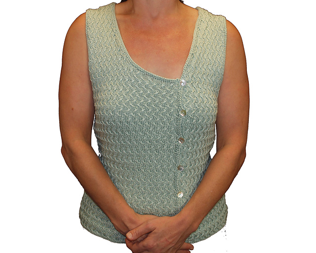 Asymmetric Diagonal Weave Patterned Shell