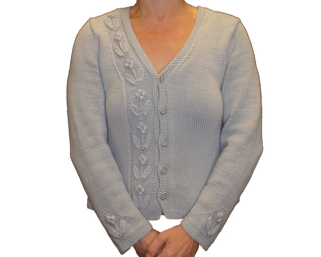 Flowered Cardigan
