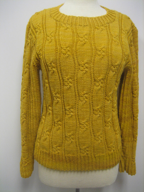 Golden Cable Pullover