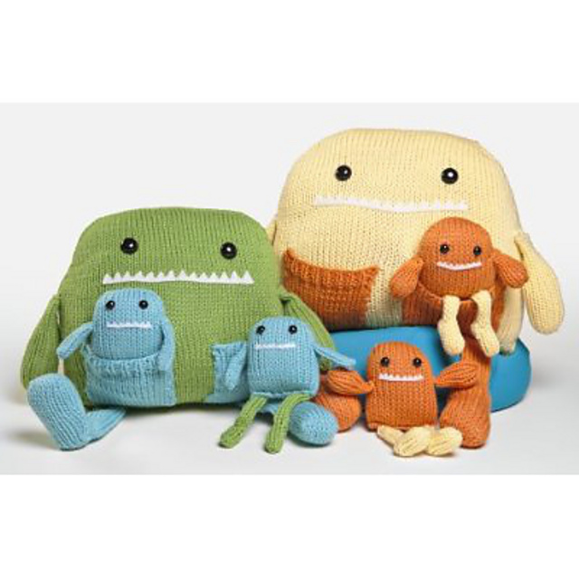 Leila, Lydia, and Lucas the Momma and Baby Monsters