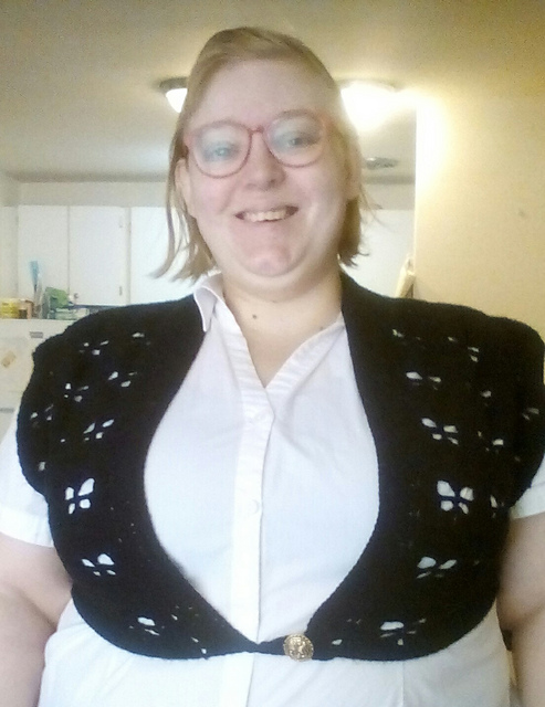 Dragonfly stitch bolero