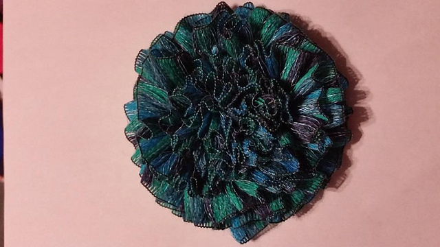 Large Boutique Ribbons Flower