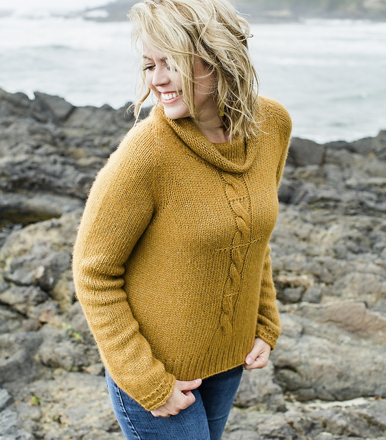 Landmark Cowl Neck Pullover