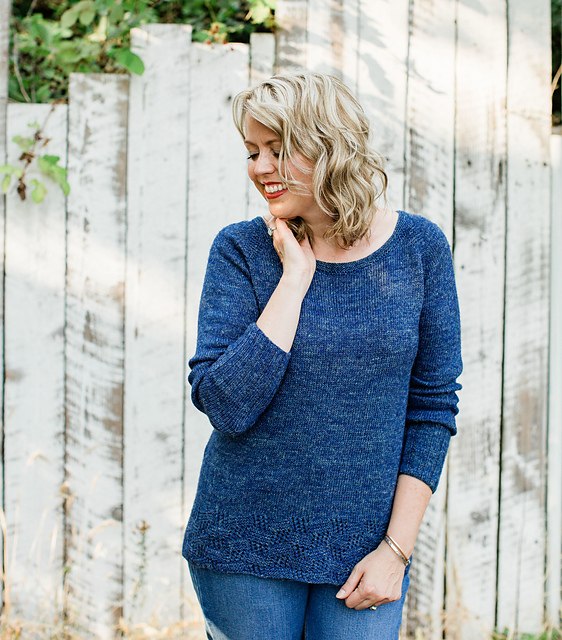 Bayside Garter Lace Pullover