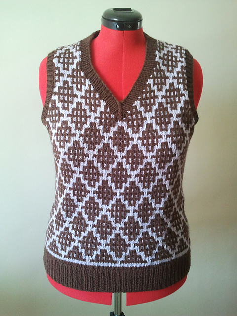 Mosaic Pullover Vest