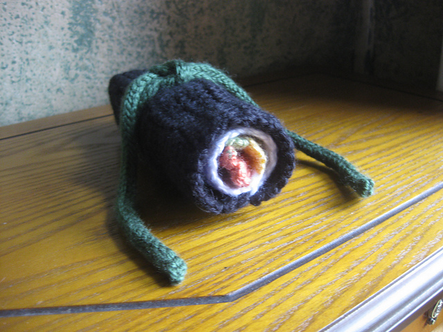 Sushi Crochet Hook Roll-Up