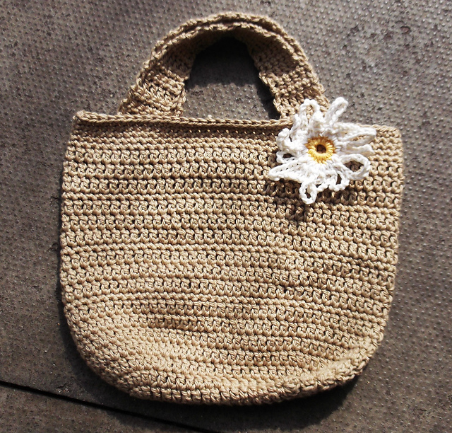 Summer Daisy Beach Bag