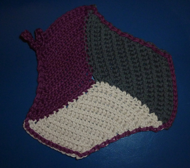 Tumbling Block Dishcloth