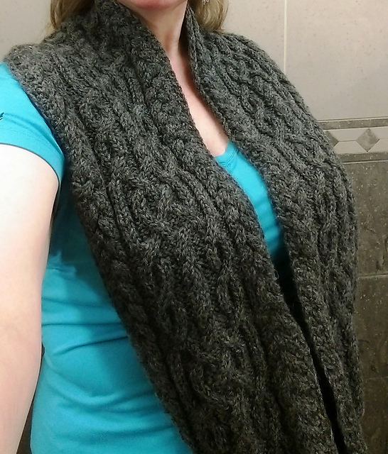 Cecils Cabled Cowl