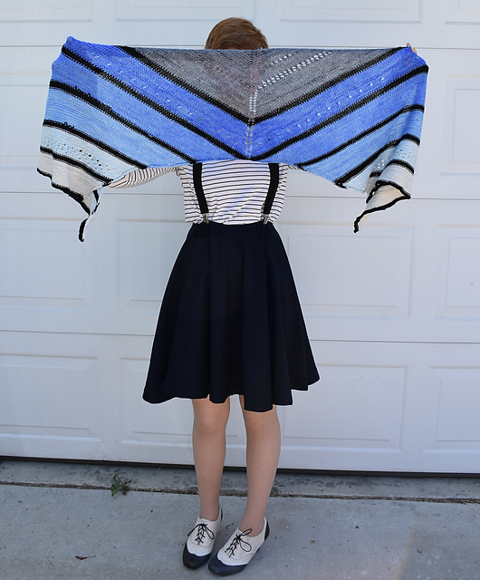 Blue Mountain Valley Shawl