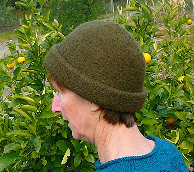 The Felted Four - Rolled-Brim Hat
