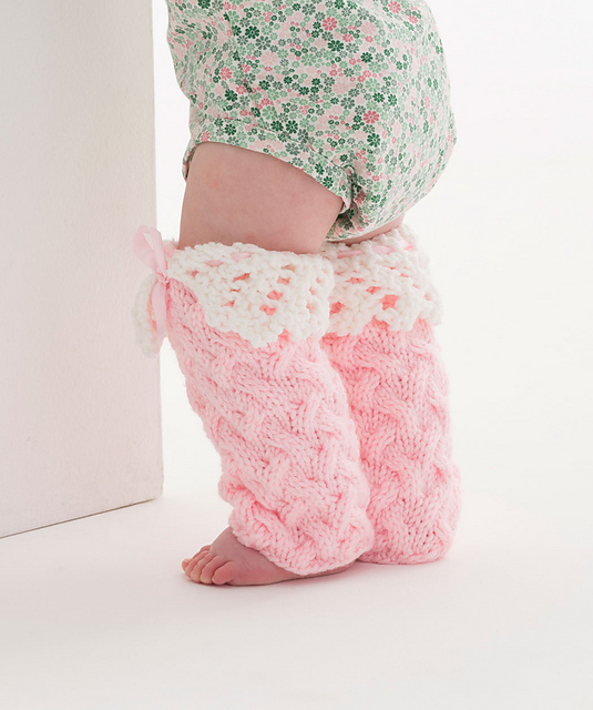 Lacy Baby Legwarmers