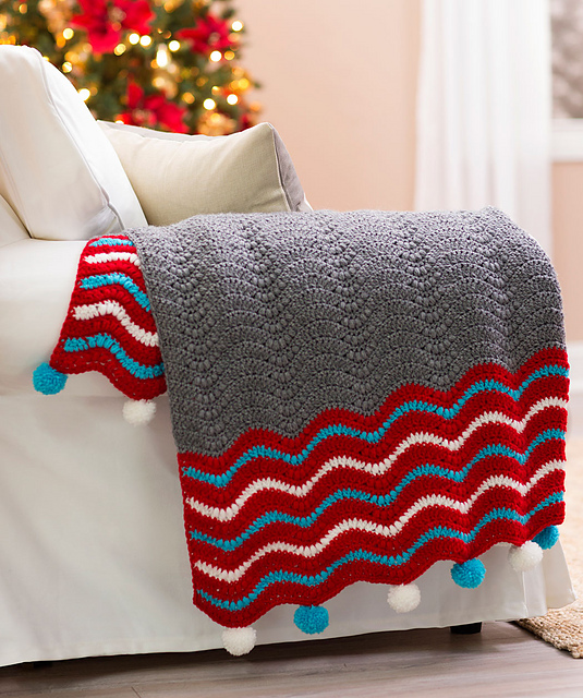 Dashing Holiday Throw