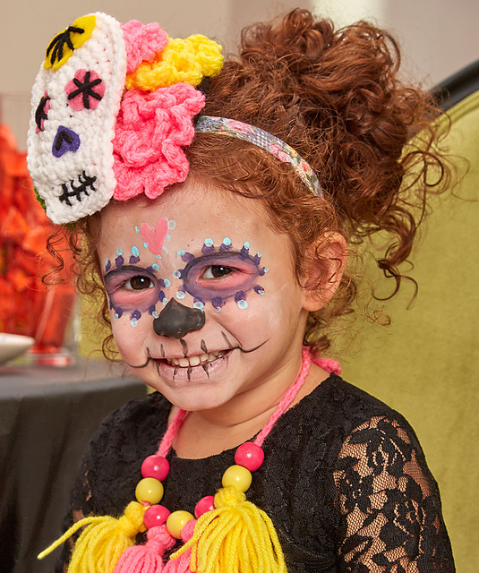 Sugar Skull Toddler’s Headpiece