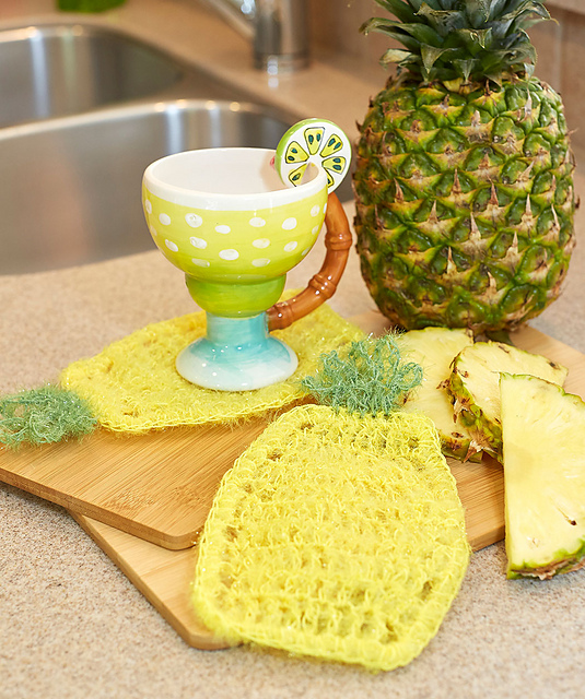 Pineapple Scrubby Dishcloth