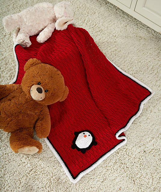 Playful Penguin Blanket
